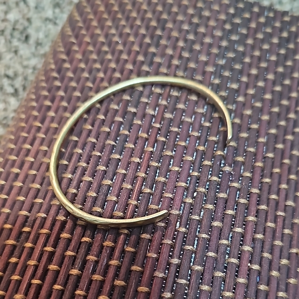 Minimalist Gold Cuff Bracelet